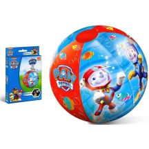 Large inflatable beach ball with Paw Patrol MONDO motif