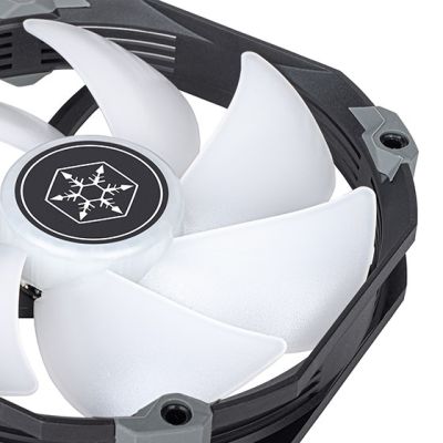 3. Silverstone SST-ARV140-ARGB Computer Cooling System Processor Air Cooler 14cm Black, Gray 1 pc.