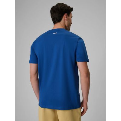 2. Men's relaxed T-shirt with print 4F 4FRSS26TTSHM3996-033S