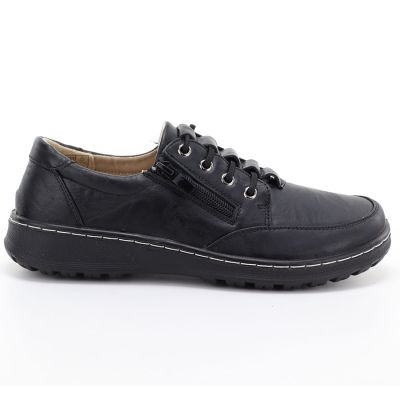 2. Comfortable women's shoes with a zipper, black Potocki TO90407