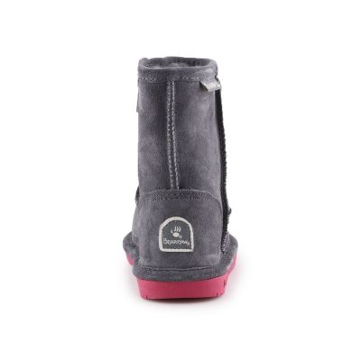 5. BearPaw Emma Toddler Zipper Jr 608TZ-903 Charcoal Pomberry Winter Boots