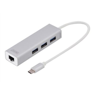 8. Digitus Hub USB 3.0 Type-C™ with Gigabit Ethernet