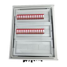 Hermetic IP66 EMITER DC connection switchboard with Dehn 1000V type 2 DC surge arrester, 10x PV string, 10x MPPT