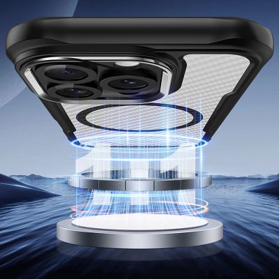 10. Leading Series MagSafe Silicone Case for iPhone 16 Pro Max - Black