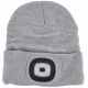 2. GREY HAT WITH 4-LED HEADLAMP 120 LM 3 LIGHT MODES FOR OUTDOOR ACTIVITIES