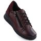 8. Burgundy Leather Women’s Wedge Shoes Vinceza 39964