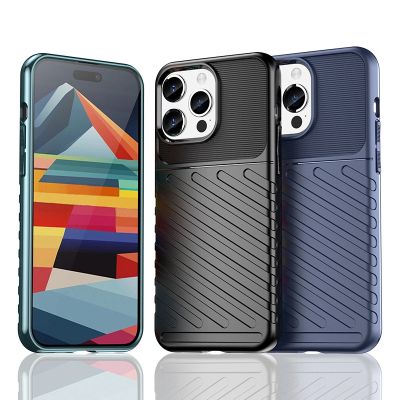 6. Armored iPhone 15 Pro Max Thunder Case - black