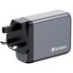 8. Verbatim GaN GNC-100 4-PORT 100W/USB A/C Mains Charger (EU/UK/US)