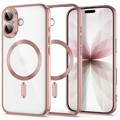 Tech-Protect MagFlex Case for iPhone 17 - Transparent Pink