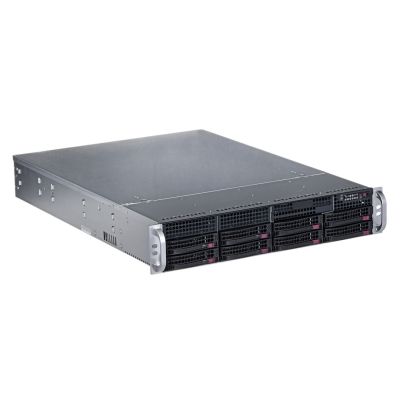 SUPERMICRO CSE-825TQC-R802LPB SERVER CHASSIS (Black 2U SC825TQC SAS3 LP Chassis w/ Red. 800W PWS)