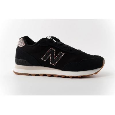 2. New Balance women’s 515 black suede leather sneakers
