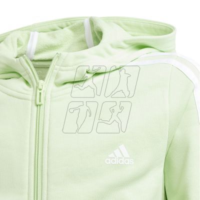 6. Adidas 3 Stripes Full-Zip Hoodie Jr IS2632