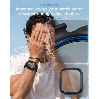 6. Spigen Thin Fit 360 Case Spigen Thin Fit 360 Case for Apple Watch 42mm - Black