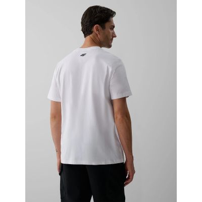 2. Men's regular printed T-shirt 4F 4FKAW26TTSHM4476-10S