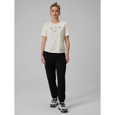 5. Women's jogger sweatpants 4F 4FRSS26TTROF1724-20S