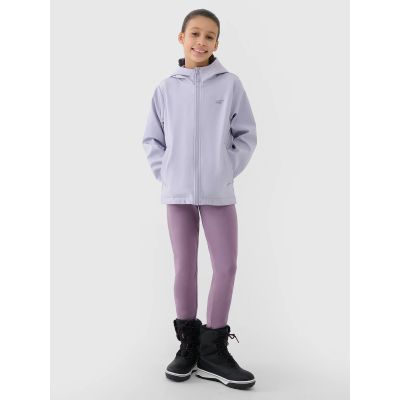 3. Girls' windproof softshell jacket NeoDry 5000 4FJWSS25TSOFF305-27S