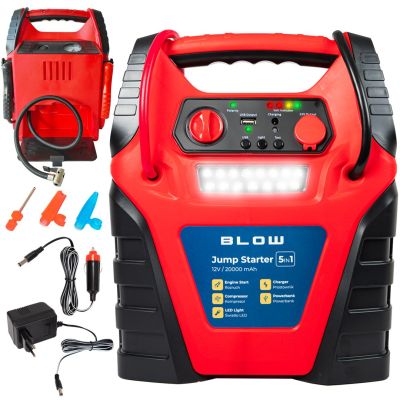 10. Jump Starter BLOW 5in1 compressor