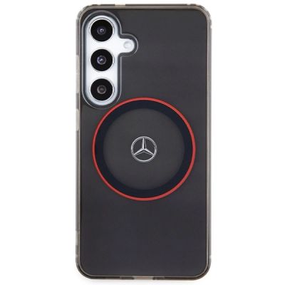 3. Mercedes Double Layer W Red MagSafe case for Samsung Galaxy S24 - black