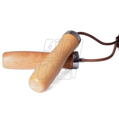 4. Leather skipping rope PROFIT DROP DK 1019