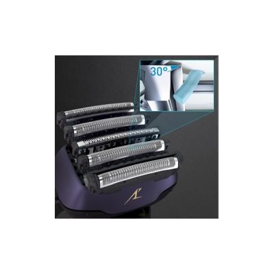 4. Panasonic ES-LV67-A803 Beard Trimmer Battery Wet & Dry Black, Purple