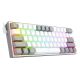 4. REDRAGON K617-RGB Fizz RGB White/Grey USB Keyboard Gray, White