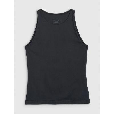 5. Women's sleeveless slim plain t-shirt 4F 4FRSS26TSLEF319-20S