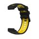 2. Silicone strap for Garmin G02 - black and yellow