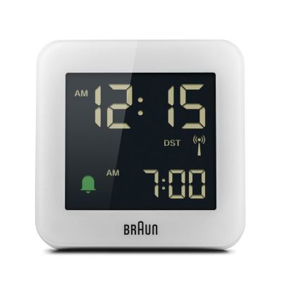 4. Braun BC09W-DCF Radio-controlled digital alarm clock