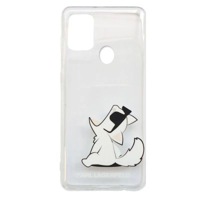 2. Karl Lagerfeld Choupette Fun Case for Samsung Galaxy M21 - Transparent