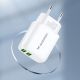 11. Wozinsky CUWCW 2.4A 2 x USB-A Wall Charger - White