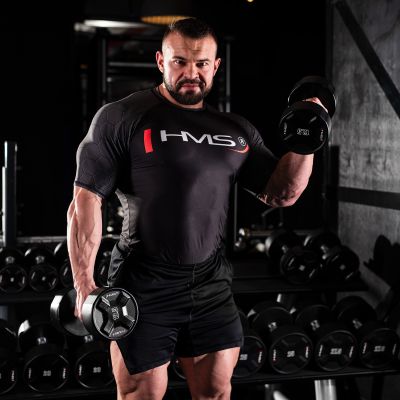 2. HPC 12.5 KG POLYURETHANE Dumbbell CPU HMS