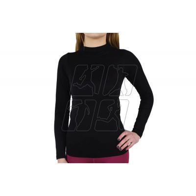 GymHero Longsleeve Seamless T-shirt W 766-BLACK