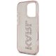 7. Karl Lagerfeld IML Rhinestones Logo iPhone 16 Pro Case - Pink