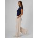 4. Women's wide leg trousers 4F 4FRSS26TTROF1970-12S