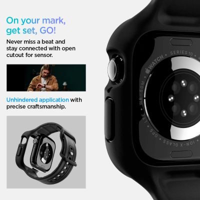 15. Spigen Vault Pro Strap for Apple Watch 42mm - Matte Black