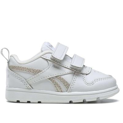 2. Reebok Royal Prime children's sports shoes, white sneakers with Velcro straps (GX1455)