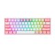 2. REDRAGON K616 Fizz Pro white/pink keyboard USB + RF Wireless + Bluetooth Pink, White