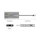 2. Orico XDR 12in1 RGB USB-C Docking Station USB-A USB-C 2x HDMI 4K 60 Hz DisplayPort 4K 60 Hz RJ45 Gigabit PD 100W SD and microSD Card Reader - Silver