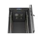 24. LANBERG FLOOR RACK CABINET 19" 24U 600X600 BLACK GLASS DOOR LCD (FLAT PACK) V2