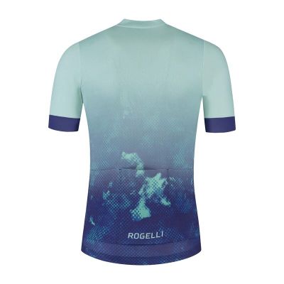 2. Rogelli NEBULA T-shirt, blue and mint, 3XL