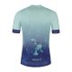 2. Rogelli NEBULA T-shirt, blue and mint, 3XL