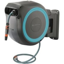 Gardena 18620-20 Garden Hose Reel Wall-Mounted Automatic Black