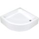 Semi-circular acrylic shower tray 80 cm