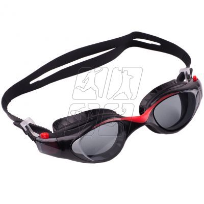 Swimming goggles Crowell Splash Jr okul-splash-black-red