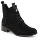 4. Women’s Lace-Up and Zip Ankle Boots, Warm-Lined, Black M.Daszyński SA198-24