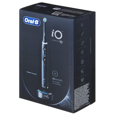 9. Braun Oral-B iO10 Cosmic Black Electric Toothbrush