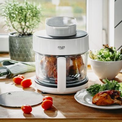 12. Adler 3L Air Fryer with Glass Bowl