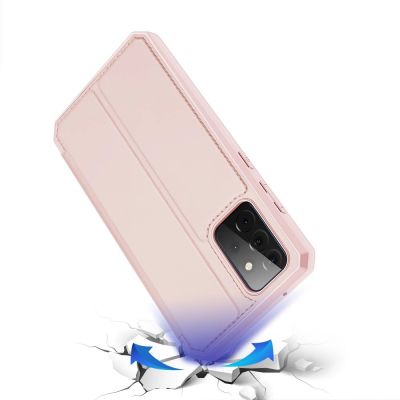 4. DUX DUCIS Skin X Bookcase type case for Samsung Galaxy A72 4G pink