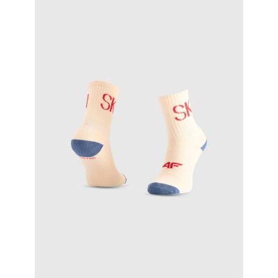 5. Boys' casual ankle socks (2-pack) 4F 4FJRAW25USOCM601-11S
