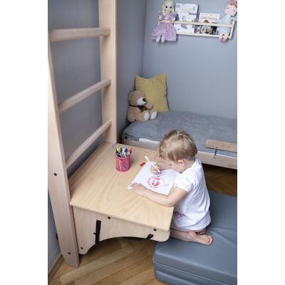 22. LADDER WITH WOODEN BAR AND ACCESSORIES BENCHK 112+A204